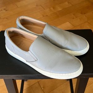 Greats Brand Slip On Sneakers - Grey Perforated Size 11.5
